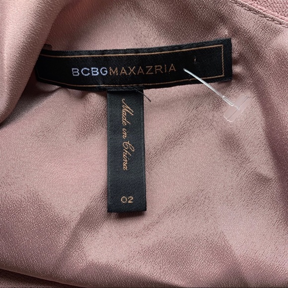 BCBGMaxAzria One Shoulder Rosette Bubble Dress 2 - Picture 7 of 10